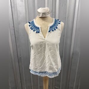 Hatley White Garment with Navy Tag